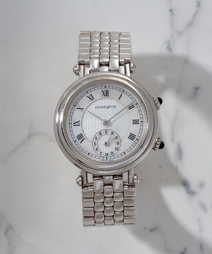 Gefica Dual Time in White Gold wit MOP Dial