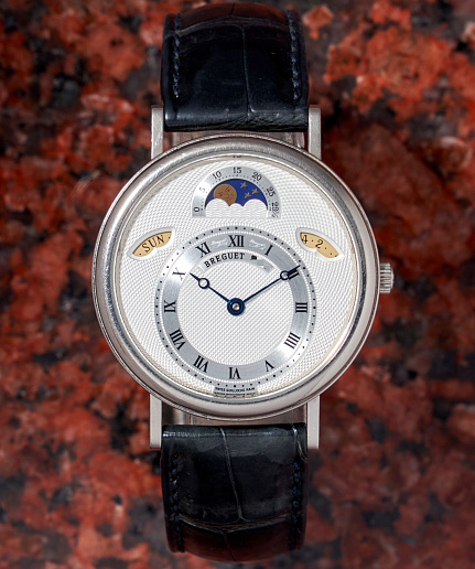 Classique Day Date Moonphase in White Gold